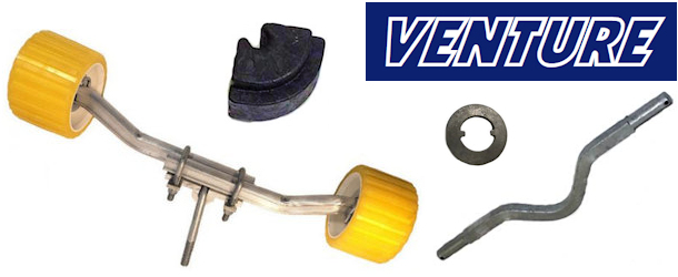 VENTURE Boat Trailer Rollers and Roller Hardware