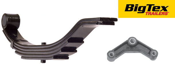 BIG TEX Trailer Leaf Springs and Spring Hardware