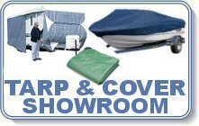 Poly Tarps & Covers at our Delaware Showroom Poly Tarps & Covers at our Delaware Showroom